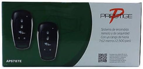 Prestige APS787Z One-Way Remote Start with Keyless Entry and Security System up to 1 Mile Range