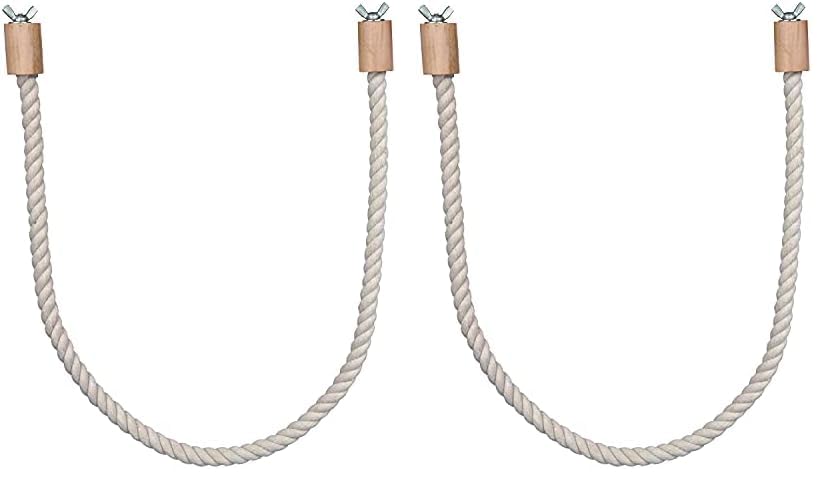 Trixie 51632 Tau-Sitzstange, 66 cm/ø 14 mm, Natur (Packung mit 2)