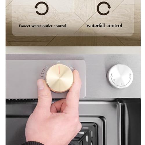 Fregadero de acero inoxidable multifuncional con grifo de cascada de alta gama 6