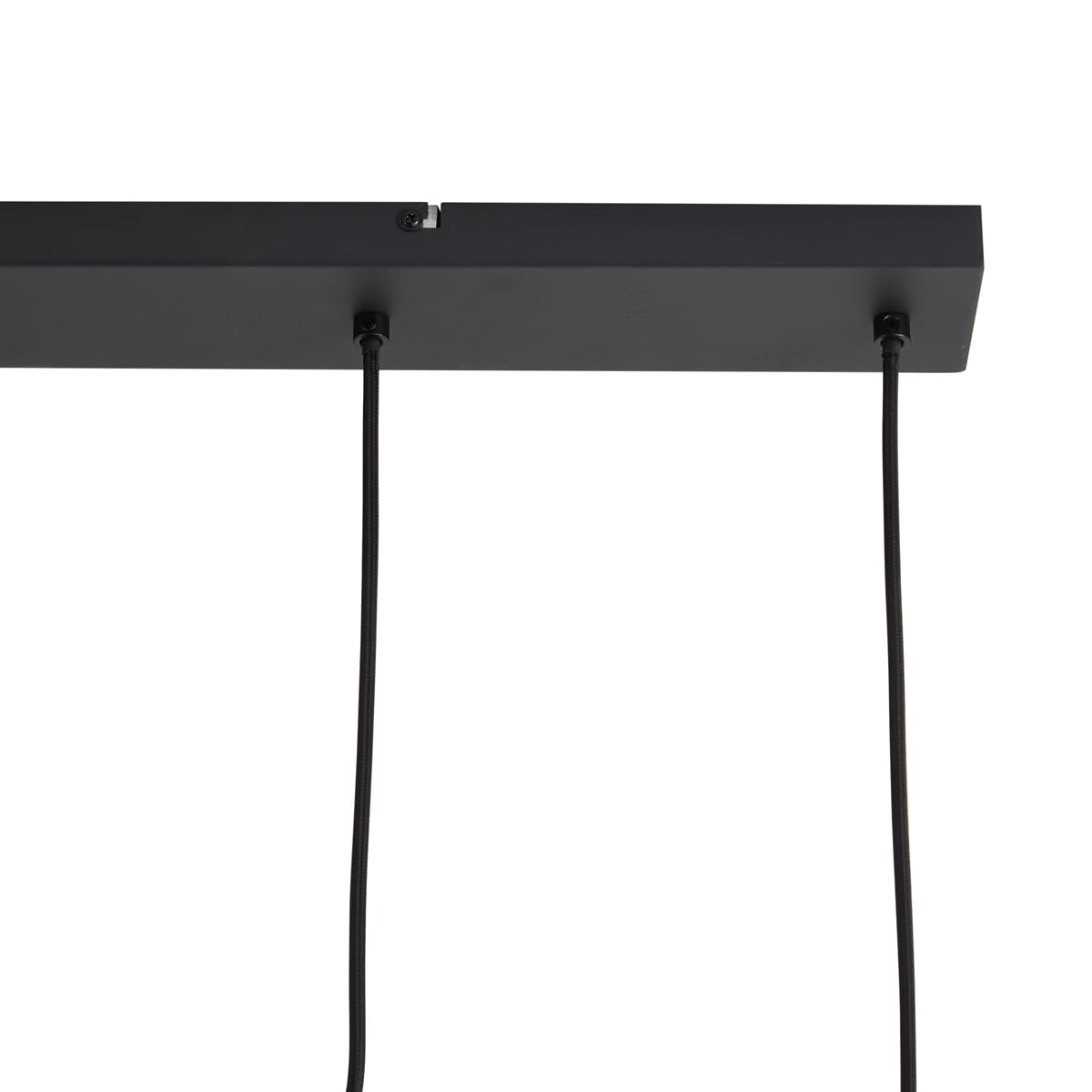 Qazqa Esstisch Modern Pendelleuchte, Pendellampe - Jeana - Schwarz, 5-flammig, 80cm, Ideal als Esszimmerlampe und Wohnzimmerlampe