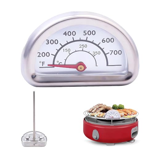 Ofenthermometer Für Backofen,Backofen Thermometer Innen,Backofenthermometer,Edelstahl Grillthermometer,Für Omnia Thermometer Küche Oven Thermometers Mit 7cm Fühler(0℃-400℃)