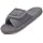 Slippers Women's Mules with Memory Foam Adjustable Fastening Slippers Non-Slip Comfortable Cord Open Toe Slippers Indoor Outdoor, gray, 6/7 UK