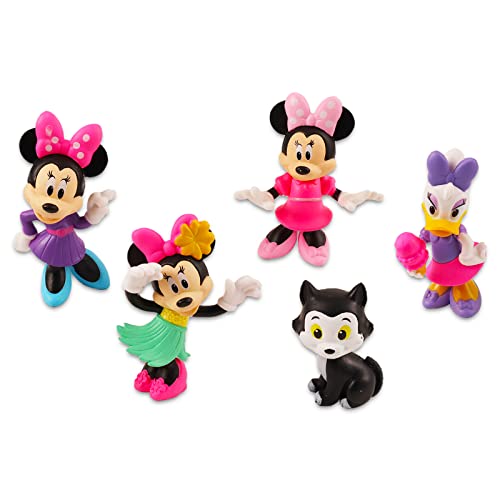 Classic Disney Toys Set Figures Bundle - 5 Pc Minnie Mouse And Friends, Cake Toppers Featuring Minnie Mouse And More (Minnie Mouse Playset) Favors Bags #TOP1