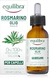 Equilibra Olio di Rosmarino per Capelli, 100 ml, Adatto anche per la barba