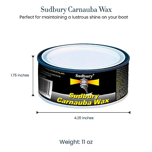 Cera de Carnauba Sudbury para botes, pasta 11 oz miniatura 2