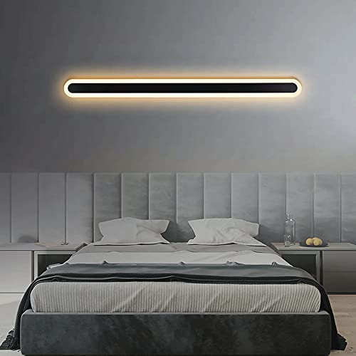 Accesorio de iluminación de pared rectangular negro con acabado minimalista mate 4
