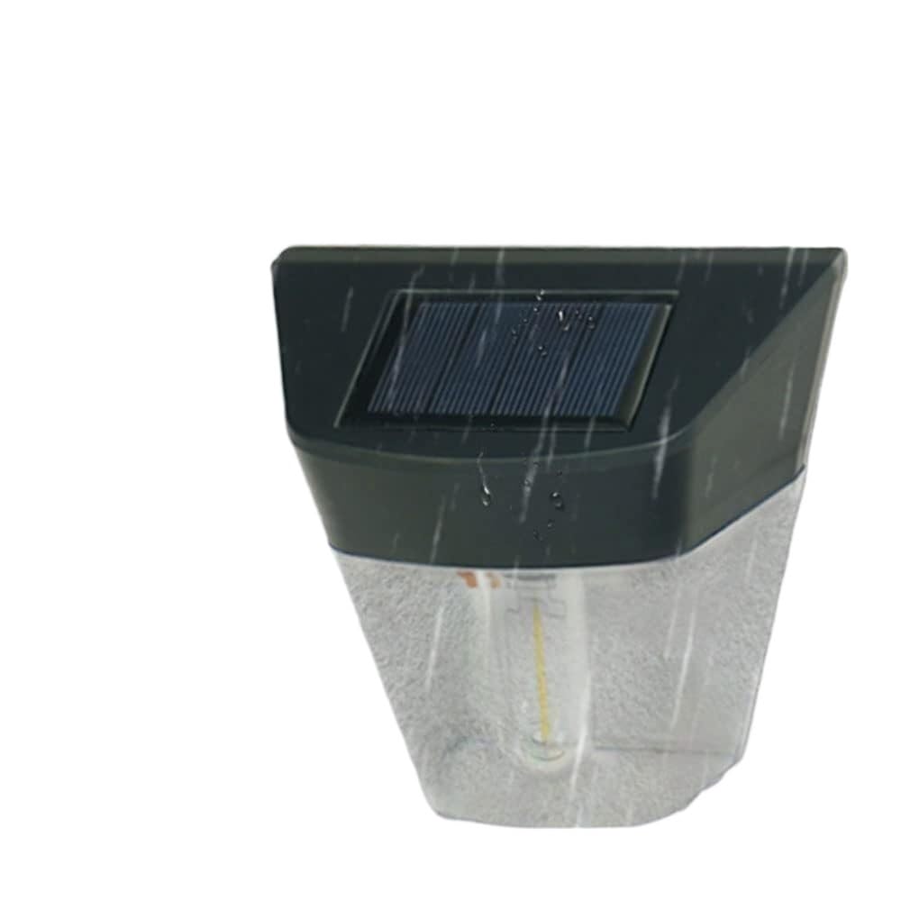 noxozoqm Solar Creative Wall Light Outdoor Wall Light Modern LED Wall Light Aluminum Wall Light Exterior Wall Light