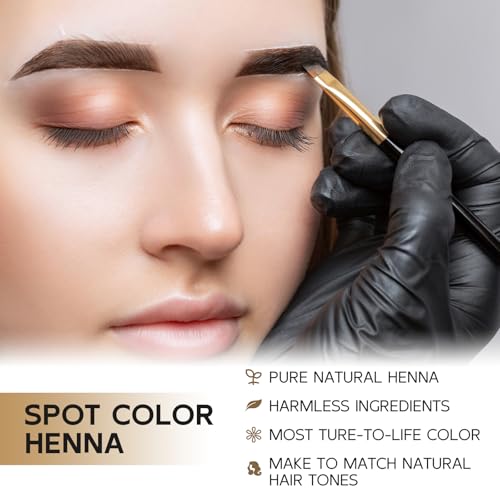 Kit de henna para cabello Simpout, 6 gramos, color marrón oscuro miniatura 4