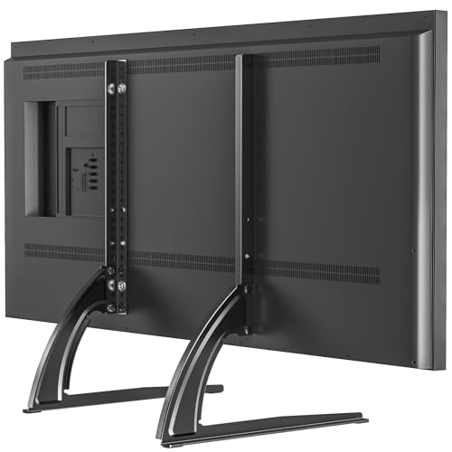 ELIVED EV2005 Support TV universel pour la plupart des téléviseurs LCD LED 27-65 pouces jusqu'à 40 kg, pieds amovibles pour TV max. VESA 800 x 400 mm, 3...