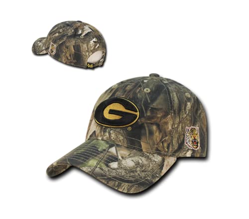 of Grambling State Gram Tigers Woodland Camo Camouflage Cotton Polo Style Baseball Ball Cap Hat