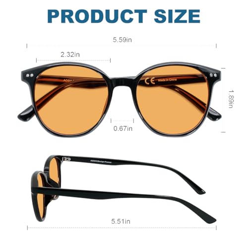 Image of AOSM Gaming Glasses 99.99% Blue Light Blocking Glasses for Men Ultimate Protection for Gaming Anti-Glare and Anti-Fatigue