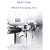 Coffee Machine Coffee Machine, Italian Semi-Automatic Coffee Maker, Cappuccino Milk Bubble Maker, Domestic Espresso Machine, Semi-Automatic Steam Frothing, Gifts Compatible with Co