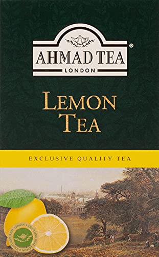 Ahmad Tea Lemon - Schwarzer Tee mit Zitronen-Geschmack - 100g loser Tee