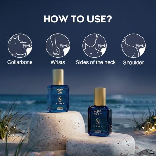 Image of Nisara Aqua Duo gift set perfume for men 15ml*2 | Long Lasting perfume casual, Daily use Aquatic Perfume