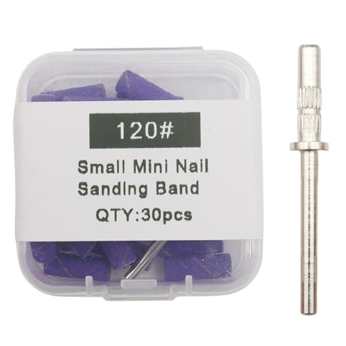 Embout ongles bandes grain 120 pour enlever le gel tenace sans abîmer l'ongle