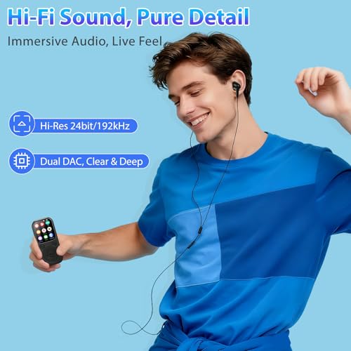Lecteur MP3 avec Bluetooth MP3-01D baladeur audio sans fil