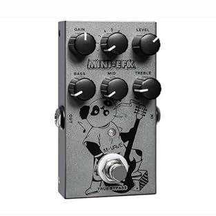 【High-End Metal Design】Crafted with a and portable high-end metal design, this electric guitar distortion pedal ensures longevity and convenience for musicians. 【9-Tone Selection】Featuring 9 distinct tone selections, including 1 for Boost effect, 4 o...