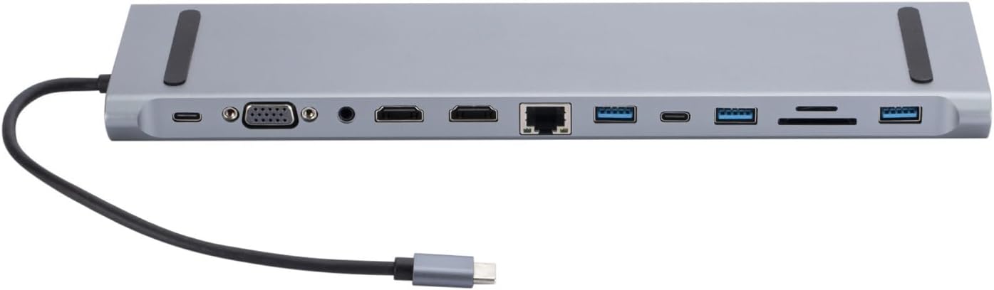 USB C ハブ 11-in-1 【33cmケーブル】 MacBook Pro ハブ LAN