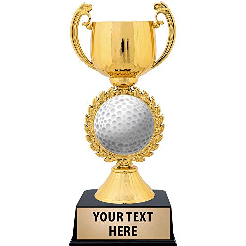 Crown Awards Personalized Golfball Trophy, 7.25