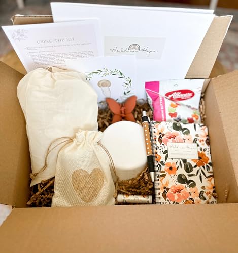 Image of Miscarriage Kit-Kit with Supplies, Educational Materials, and Care Items for Women Experiencing First Trimester Pregnancy Loss