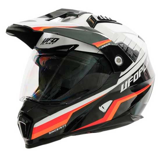 UFO PLAST CASCO ARIES BIANCO/NERO M