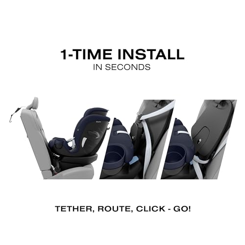 Image of Callisto G 360 Rotating All-in-One Convertible Car Seat - Ocean Blue