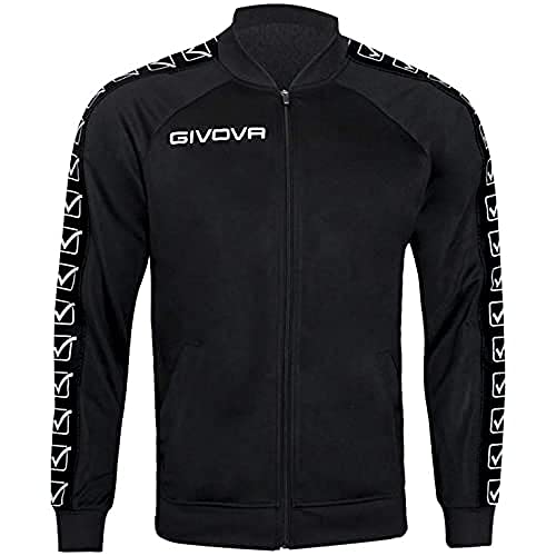 Givova Unisex College Band Jacket, Blue, S, black, XL