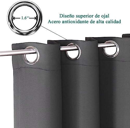 Cortinas, Home cortina gris Marca TITIFIVE (2)