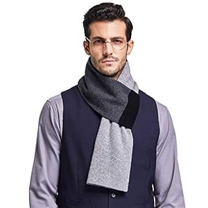 Taylormia sjaal heren 100% merinowol premium warm en zacht wintersjaal