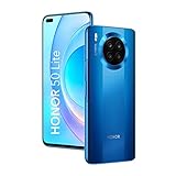 HONOR 50 Lite Smartphone, Display Full View da 6,67 Pollici, Fotocamera da 64 MP, Batteria da 4300 mAh, SuperCharge da 66W, 4G, Dual Sim, Con Google Services, 6 + 128 GB, Blu [Versione Italiana]