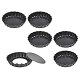 【Tamaño】 - Diámetro aproximadamente 3.93 "/ 10 cm, altura de aproximadamente 0,78 "/ 2 cm; Perfecto para hacer mini tarta de queso, pasteles de chocolate, muffins quiches, helado , Galletas, mermeladas y más.