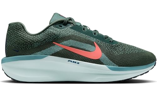Nike Nike AIR Winflo 11 Male Laced Shoes, VINTAGEGREENMAGICEMBER-DENIMTURQ-OBS, 44.5 EU