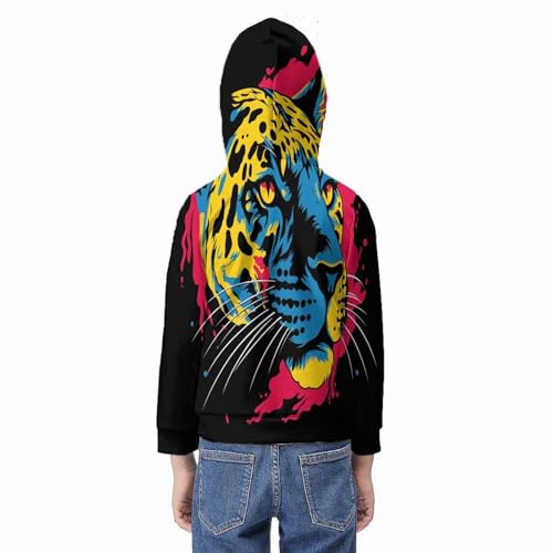 Idée cadeau ado pull motif panthère noire sweat original pour anniversaire - 6