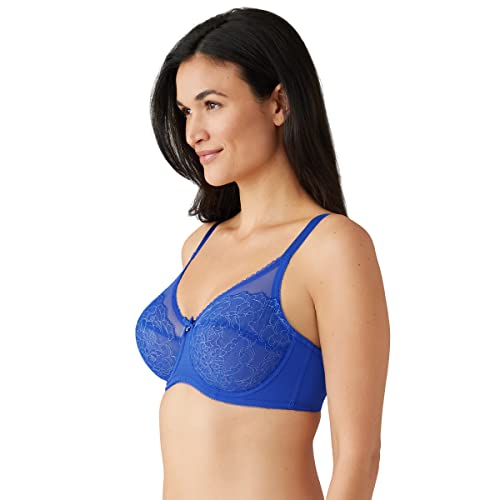 Image of Wacoal Women's Retro Chic Unlined Mesh Full Coverage Underwire Bra, 855186