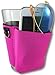 Beer Coolie for Pint Glass and Plastic Cup 3mm Collapsible Neoprene - Cigarette and lighter pouches (Pink)