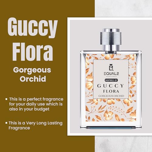 Image of Equal2 PERFUMERS Fresh & Luxury Perfume Gift Set for Couples, Gardenia Fragrance (GORGEOUS ORCHID)