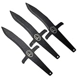 WKTL World Knife Throwing League Raptor Professional Balanced Throwing Knife Set with Three Knives,