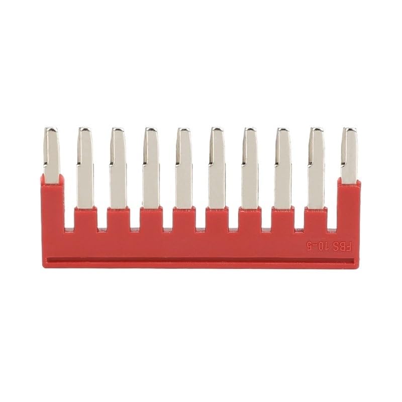 Morsettiera su guida a 3 livelli PT2.5-PE/L/N da 10 pezzi | Connettore di protezione elettrica da 2,5 mm² di messa a terra modulare push-in dello strato inferiore(Plug-in Bridge)