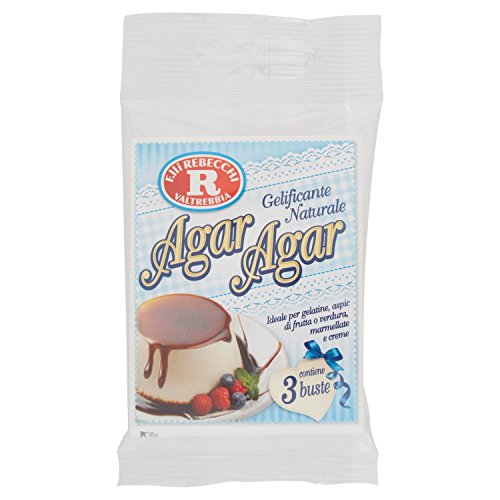 Rebecchi Busta Agar Agar - 5 Confezioni da 20 G
