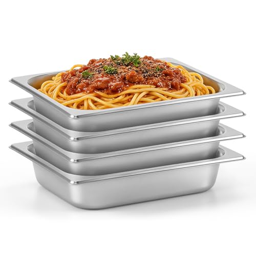 Image of Dyna-Living Hotel Pans 1 /2 Half Size Pans 4 Pack Steam Table Pans