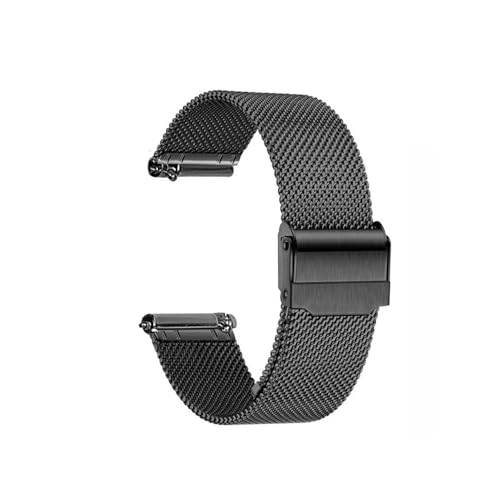 18mm�X�e�����X�u���X���b�g�ɓK������Garmin Venu 3S 2S/Vivoactive 3S 4S 255S 265S/Huawei Watch GT4 41mm(Black,For Huawei GT4 41mm)