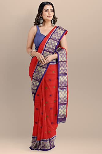Image of Woven Tangail Pure Cotton Saree