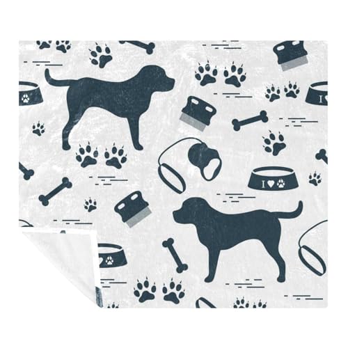 Couverture douce en microfibre 150x200 cm pour lit et canapé - 2