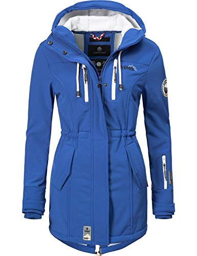 Preisvergleich Produktbild Marikoo Damen Softshell-Jacke Outdoorjacke Zimtzicke Royalblau Gr. S