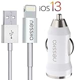 Dieses 2 teilige Set besteht aus: 1x 2100mAh KFZ USB ADAPTER (12V DC) und 1x 1 Meter USB 2.0 DATEN SYNC Lightning Kabel - Mit diesem KFZ-USB-Adapter können Sie im Auto Ihre USB Geräte über den Zigarettenanzünder Laden. Eingangsspannung: 12V DC Ausgangsspannung: 5V 2100mA Überhitzungs- und Überladungsschutz mit LED Anzeige