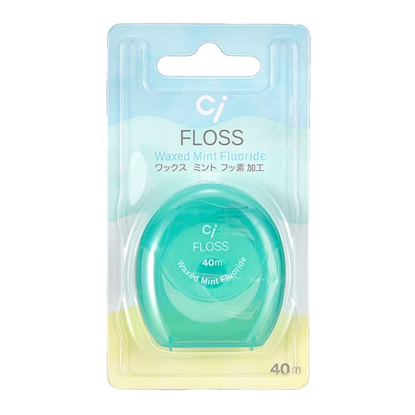Amazon | Ciフロス ミントワックス・フロライド(フッ素加工) 40m 1個