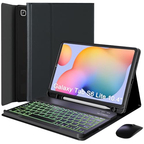 VLEAQC Keyboard Case with Mouse for Samsung Galaxy Tab S...