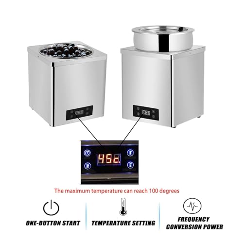 Machine à tempérer le chocolat 7L pour salons de thé