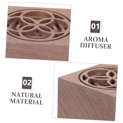 Difusor de aroma eléctrico de madera natural miniatura 7