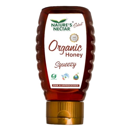 Nature's Nectar Certified Organic honey 400g NMR Tested + Nature's Nectar Certified Organic honey Squeezy Pack 500g NMR Tested